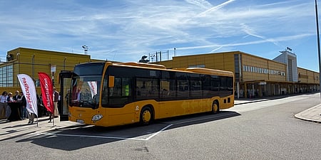Exteriör bild av ingången till Malmö Airport