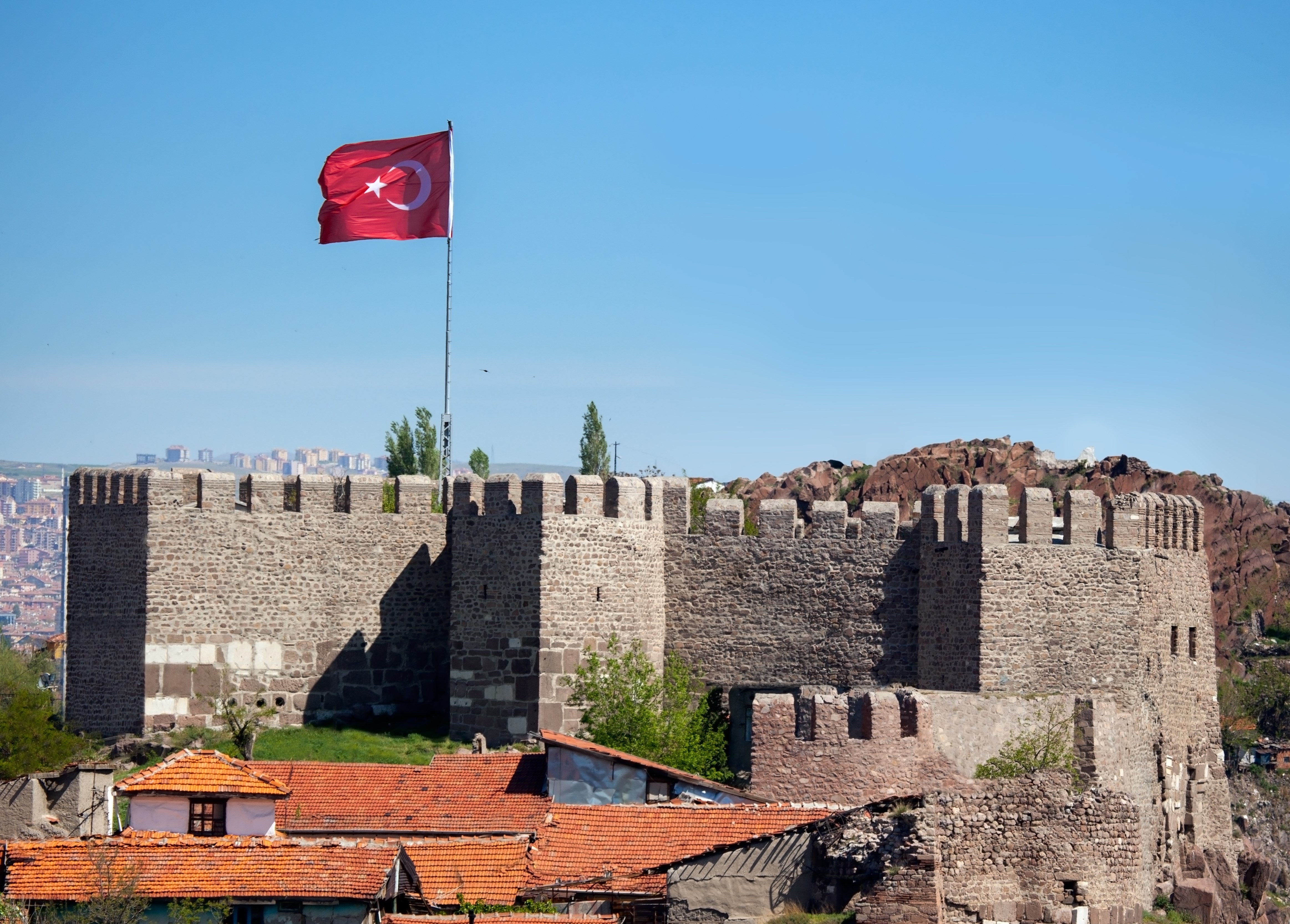 Ankara Castle, Ankara capital city of Turkey