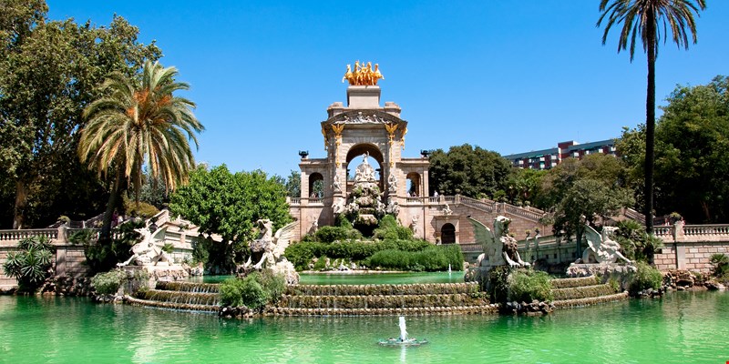 Fountain of Parc de la Ciutadella in Barcelona, Spain