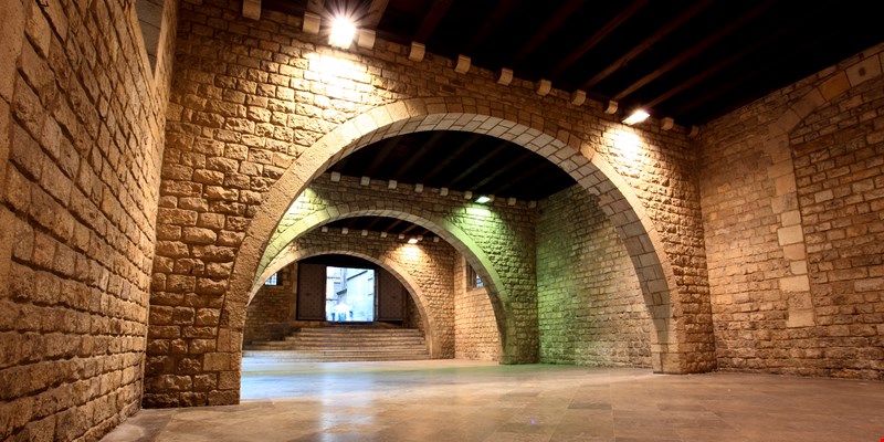 The Picasso Museum in old town Barcelona, Spain
