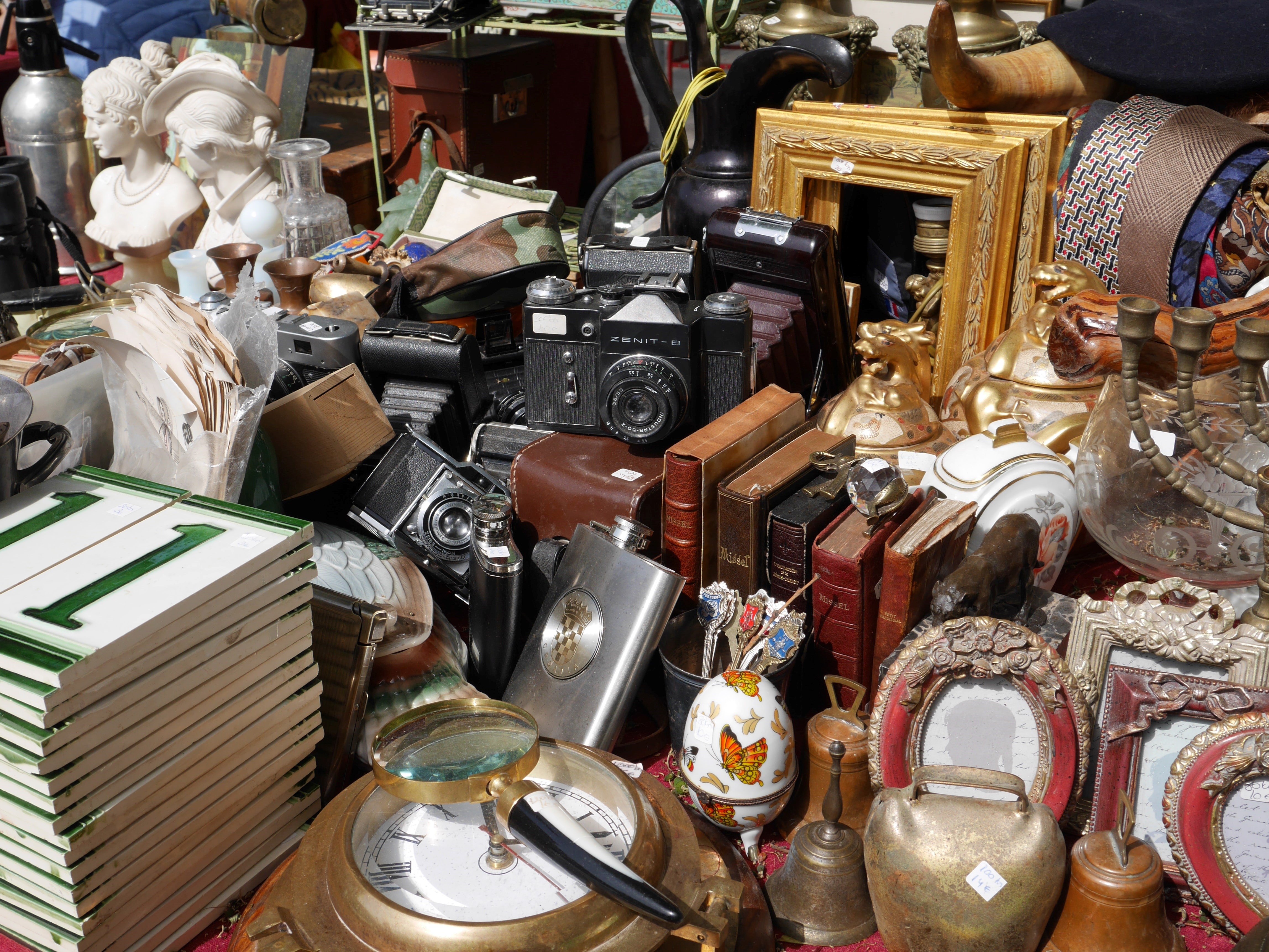 Flea market in Barcelona