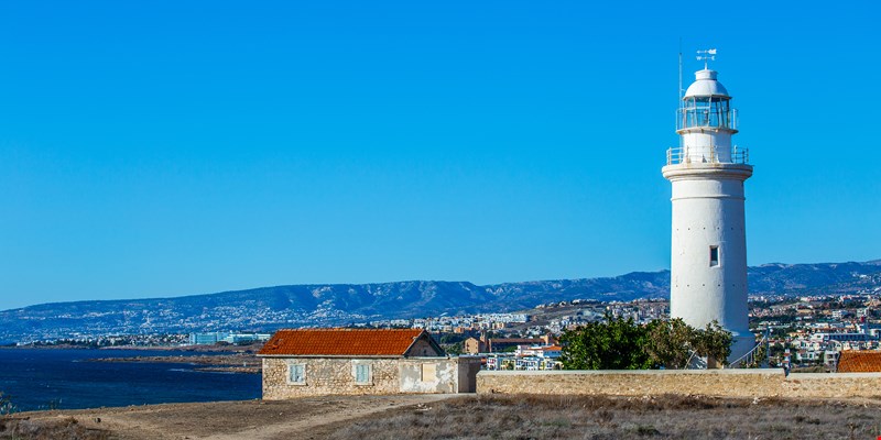 View of the city of Paphos in Cyprus