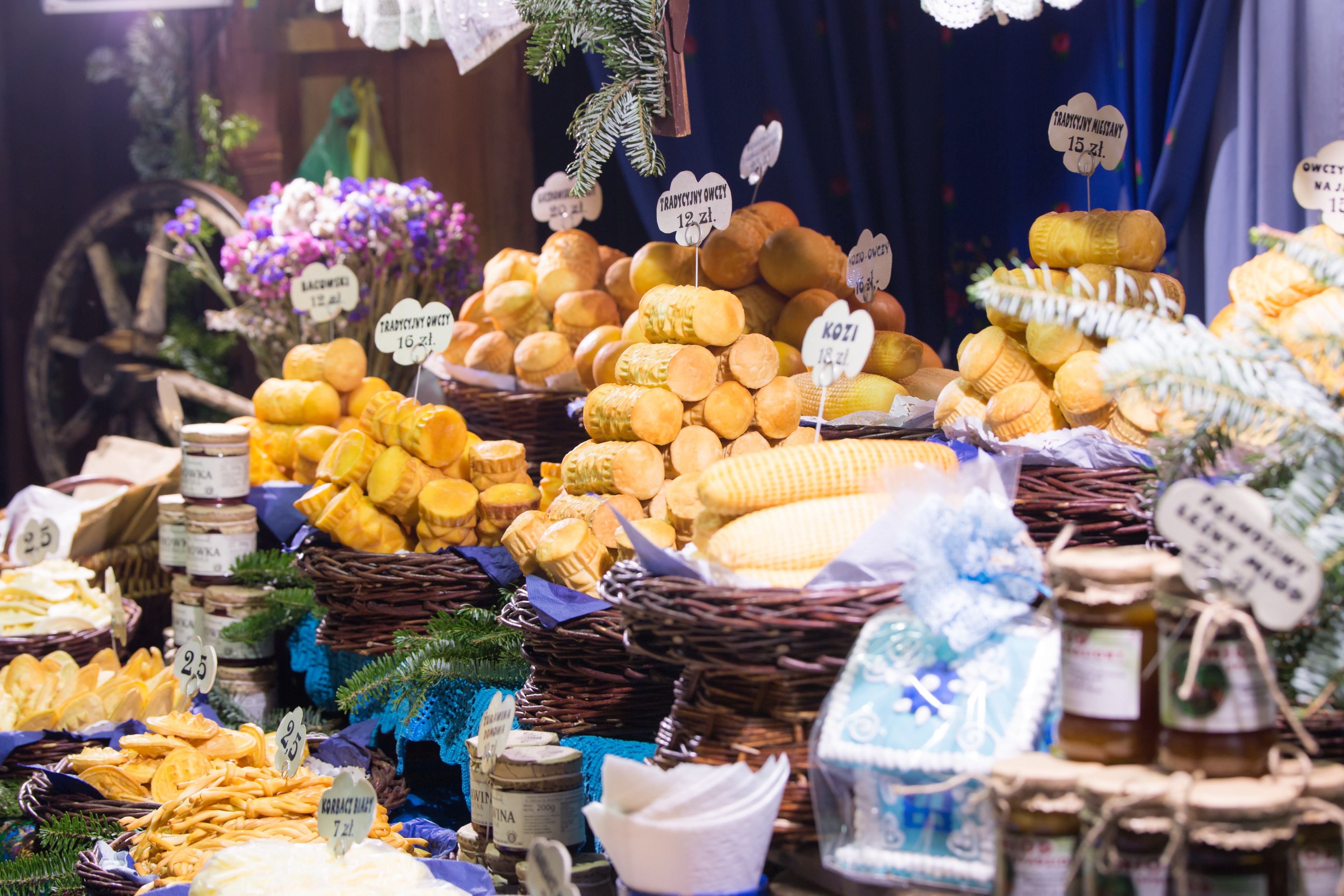 Traditional Polish market