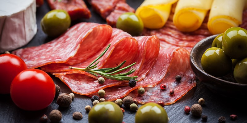 Cheese and ham
