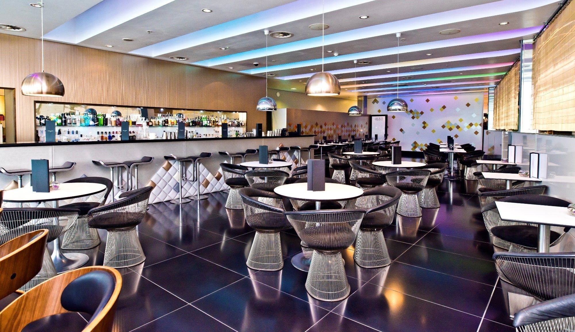 elegant dining area at Harvey Nichols
