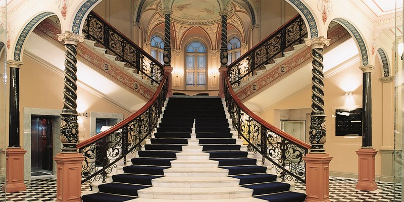 staircase at Elite Hotel Knaust