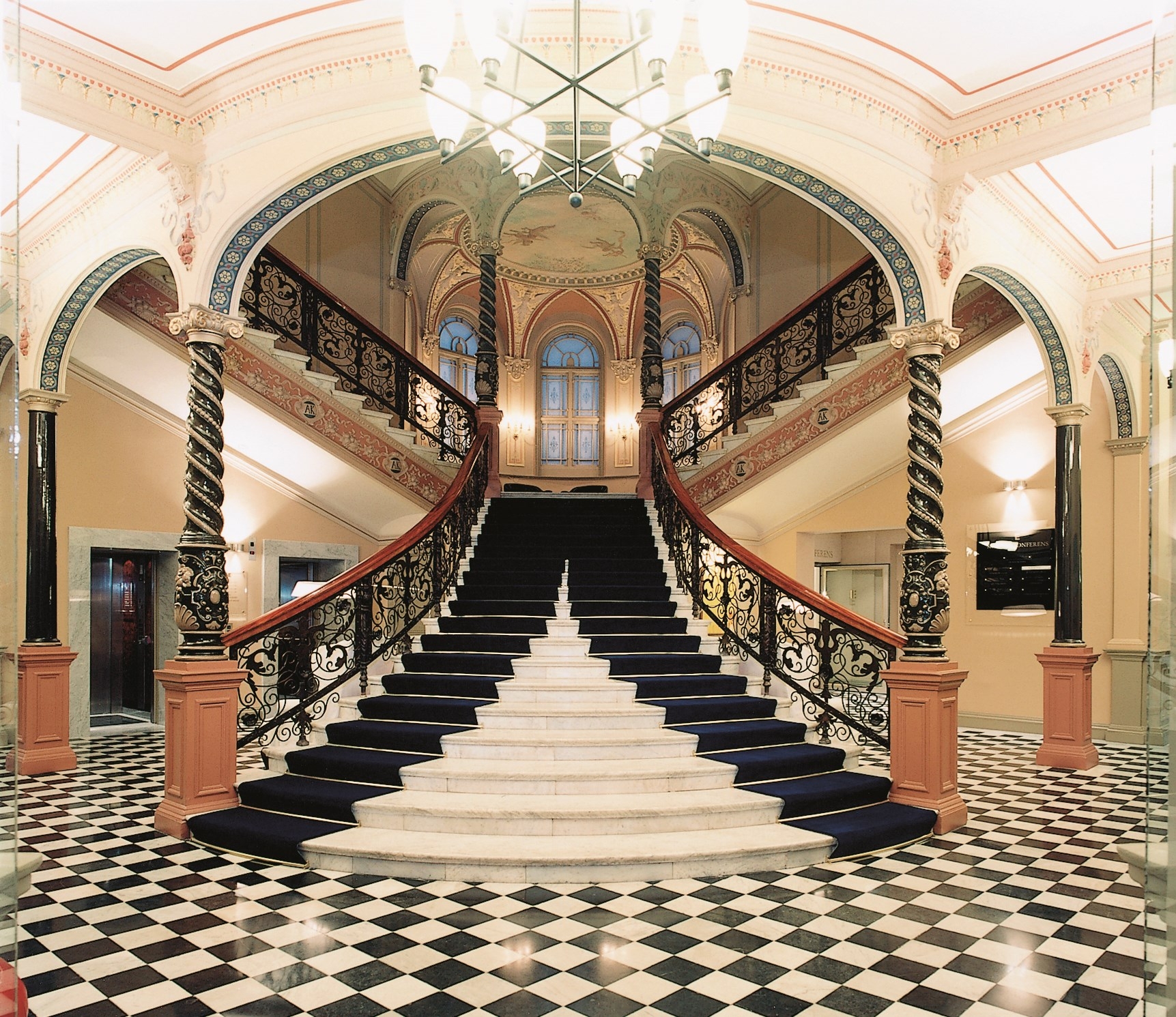 staircase at Elite Hotel Knaust