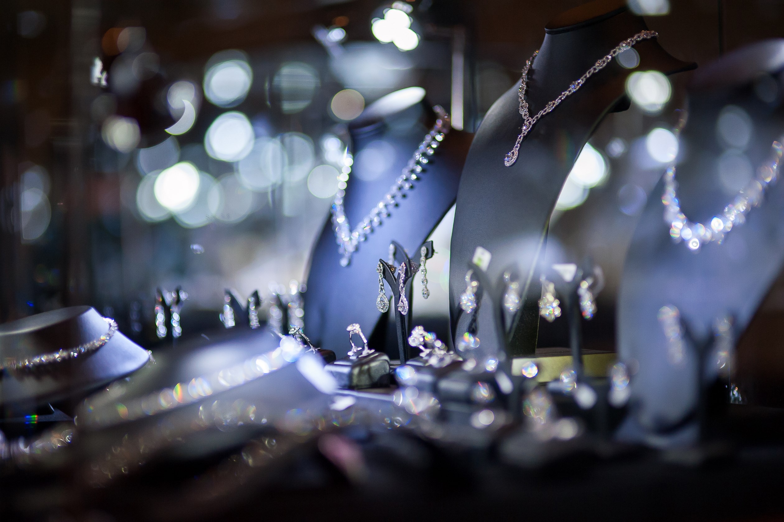 Jewelry window display - Tallinn, Estonia